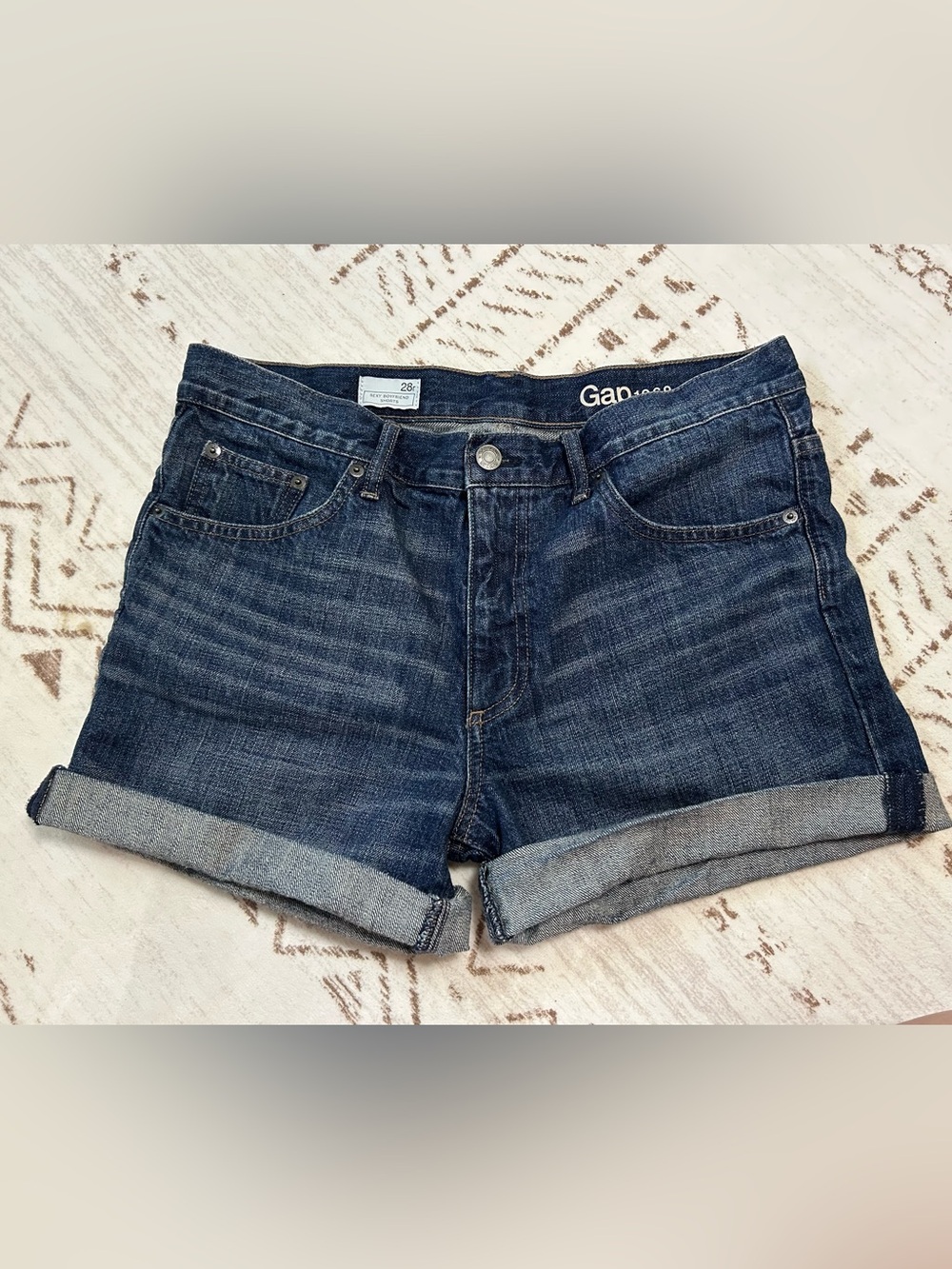 GAP Dark Blue Denim Jean Shorts